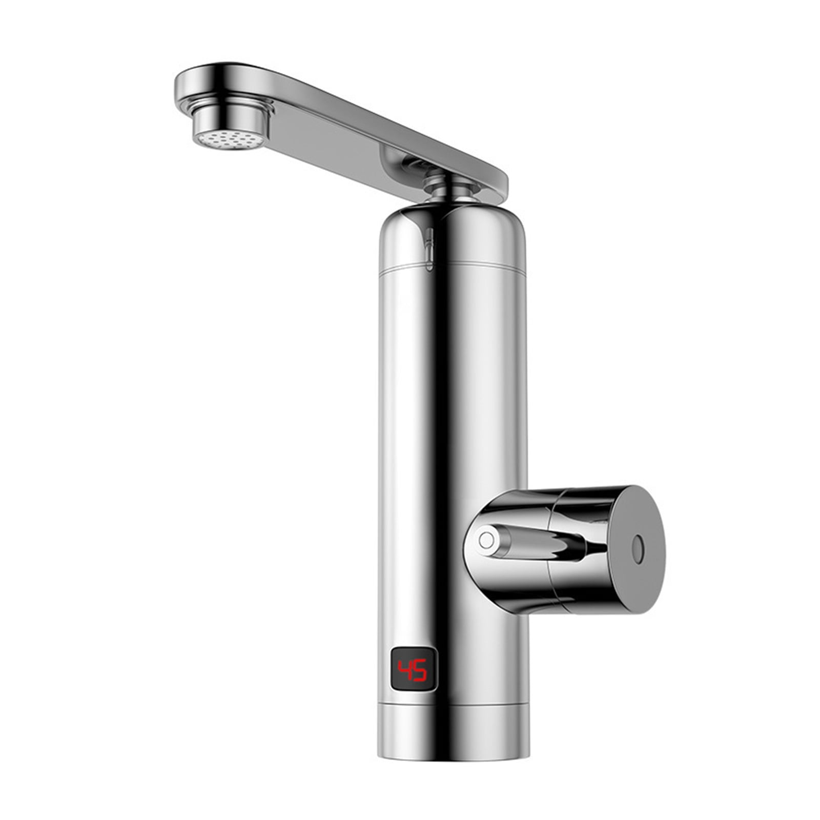 Stainless Steel Electric Water Heater Temperature Display Kitchen Tankless Instant Hot Water Faucet 3000W ,Rapid Water Heating
