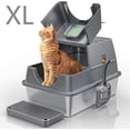 thumbnail image 1 of Enclosed Cat Litter Box – Large Space, Anti-Splash & Odor Control – Non-Stick Base, Easy to Clean for Indoor Cats – Durable & Cat-Friendly Design, 1 of 7
