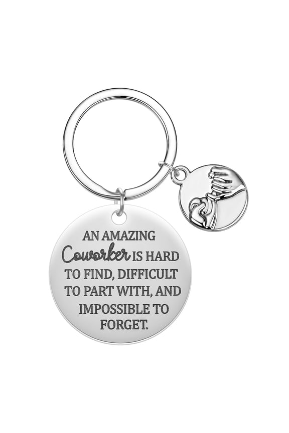 Stainless Steel Engraved Letters Keychain Personalized Unique Pendant Key Chain Jewelry Bag Car Key Chain For Women Men