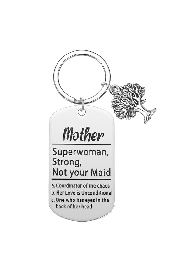 Stainless Steel Engraved Mother Keyring You Are The Best Mama Keychains Purse Bag Keychain Thanksgiving Gift for Mom