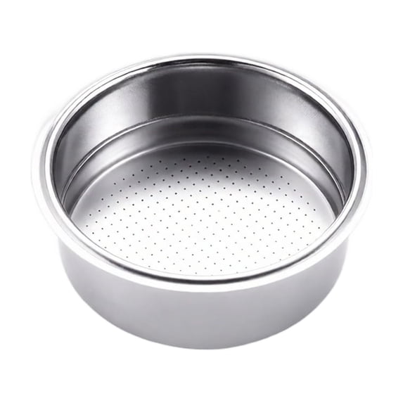 Stainless Steel Espresso Filter Basket, Replacement Portafilter Basket for Coffee Machines, Reusable Coffee Powder Bowl Filter, Espresso Accessory B