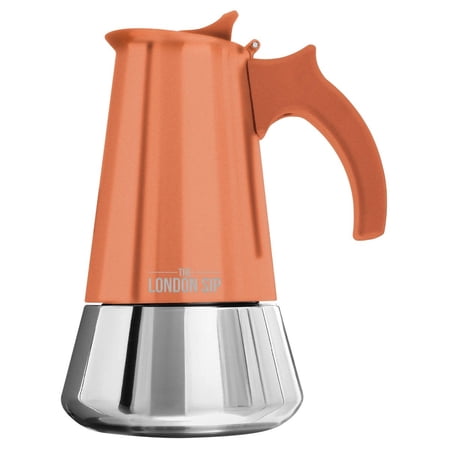 Stainless Steel Espresso Maker 10-cup, Copper