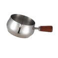 thumbnail image 1 of Stainless Steel Espressos Cups With Wooden Handle Easy to Clean Cookware For Easy Pouring And Multipurpose Use, 1 of 9