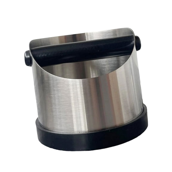 Stainless Steel Espressos Knocks Box with Nonslip Bottom and Easy Cleaning Option Coffee Ground Bin