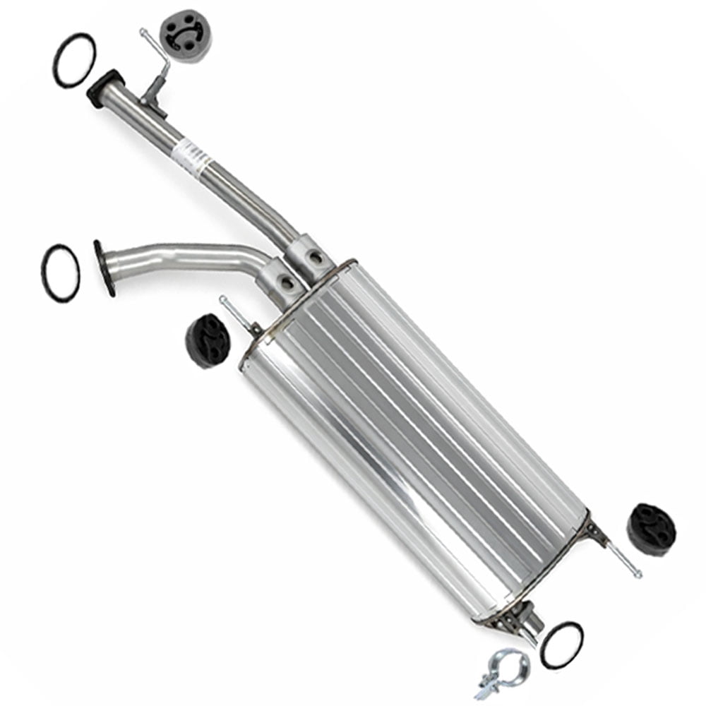 Stainless Steel Exhaust Center Muffler Fits 2001-2007 Toyota Sequoia 4.7L - Direct Fit