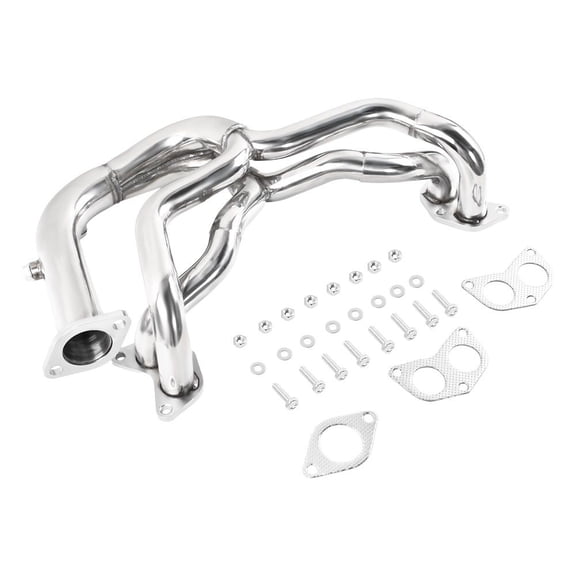 Stainless Steel Exhaust Header Manifold for Subaru BRZ & Toyota GT86 2013-2020, T304 CNC Machined Flanges, TIG/MIG Welded Construction, Part Number MT001238, Exhaust System Upgrade