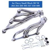 Stainless Steel Exhaust Headers Long Tube Engine for Chevy Small Block SB V8 262 265 283 305 327 350 400