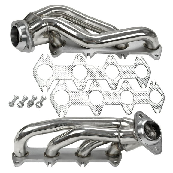 Stainless Steel Exhaust Headers for Ford F-150 5.4L V8 2004-2010 | Mirror Polished