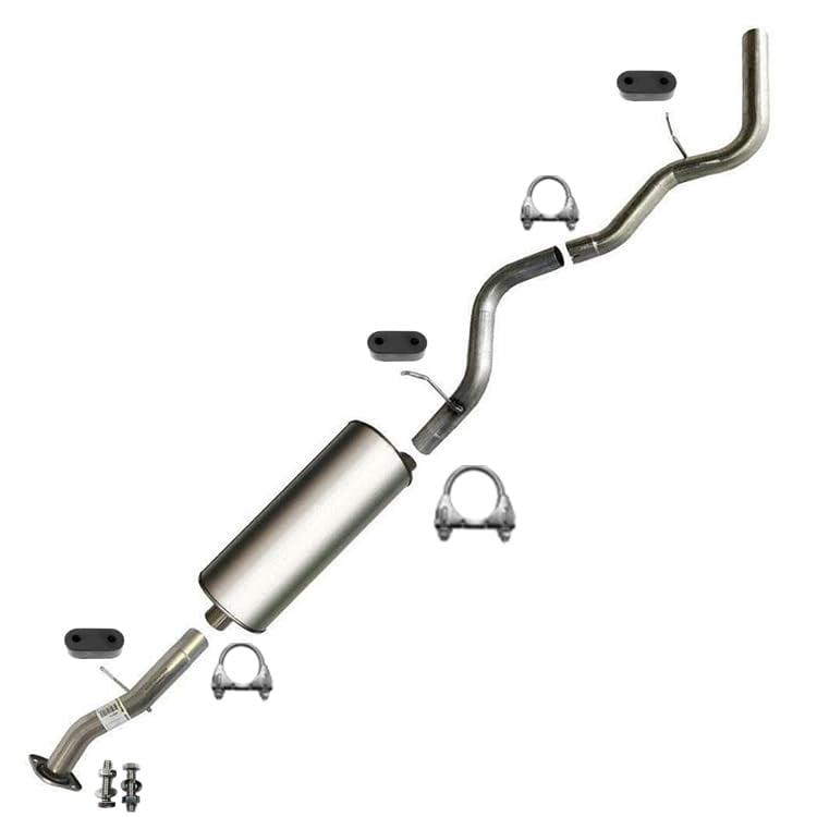 Northeastern Exhaust | Stainless Steel Resonator, Intermediate Pipe & Muffler Exhaust System Kit Fits 2001–2006 Chevrolet Tahoe 4.8L | Direct-Fit Replacement