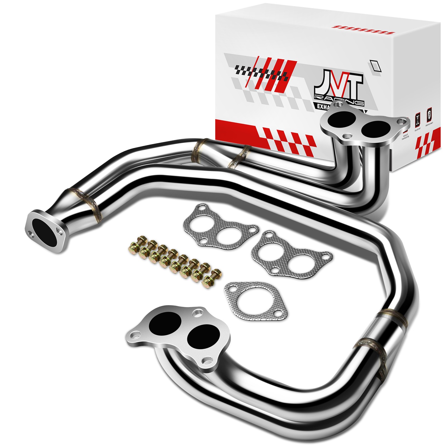 Racing Manifold Exhaust Header For 1997-2005 Subaru Impreza 2.5RS EJ25 – Stainless Steel With Gaskets