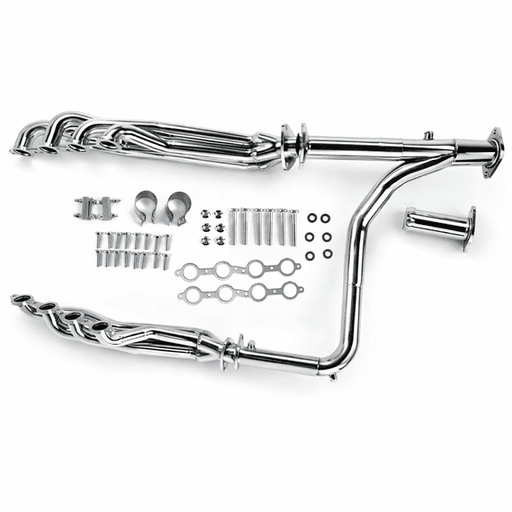 Stainless Steel Exhaust Manifold Headers for Chevy GMC 4.8L 5.3L 6.0L 2007-2014