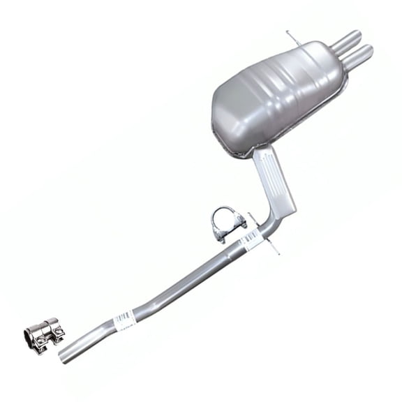 Northeastern Exhaust | Stainless Steel Muffler Pipe Assembly Fits 20072014 Volvo XC90 3.2L | Direct-Fit Replacement