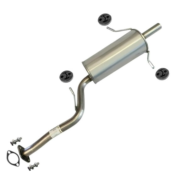 Stainless Steel Exhaust Rear Muffler Fits 1998 Subaru Impreza 2.5L - Direct Fit