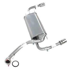 Stainless Steel Exhaust Rear Muffler Fits 2010-2013 Mazda 3 2.5L SEDAN
