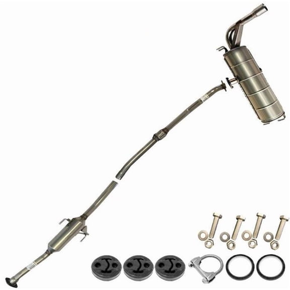 Northeastern Exhaust Stainless Steel Exhaust System Bolts and Hangers for 20012003 Toyota RAV4 | Direct-Fit Replacement