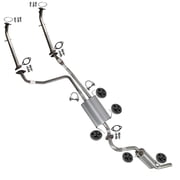 Northeastern Exhaust Front Pipe, Intermediate Pipe, Muffler & Resonator Kit Fits 1996-2000 Nissan Pathfinder 3.3L - Direct Fit | Stainless Steel Exhaust System