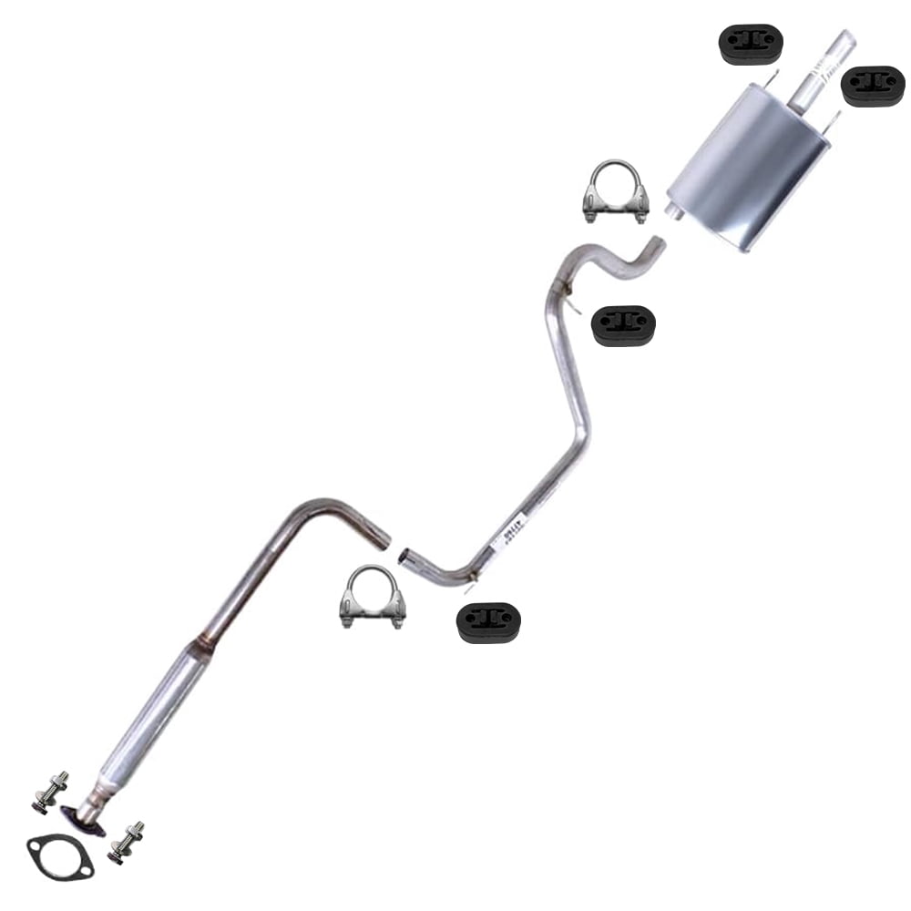 Northeastern Exhaust Stainless Steel Resonator & Muffler Exhaust System Kit Fits 1997–2002 Buick Century 3.1L Sedan – Direct Fit