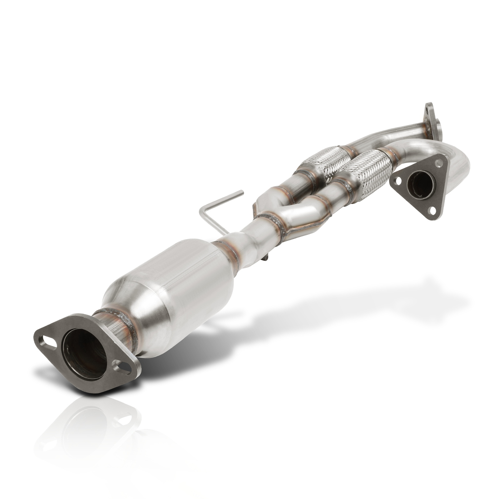 Stainless Steel Exhaust YPipe w/Catalytic Converter for 0307 Nissan