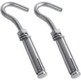 thumbnail image 1 of Stainless Steel Expansion Sleeve Anchor Screw Bolts,Expansion Bolts Pack of 5 M6 304 Stainless Steel Expansion Screw Open Cup Hook Archor Bolts Expansion Hook (Color : OneColor), 1 of 5