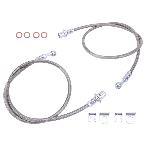 Stainless Steel Extended Brake Lines for Chevy Silverado 1500 1999-2007 Front L/R