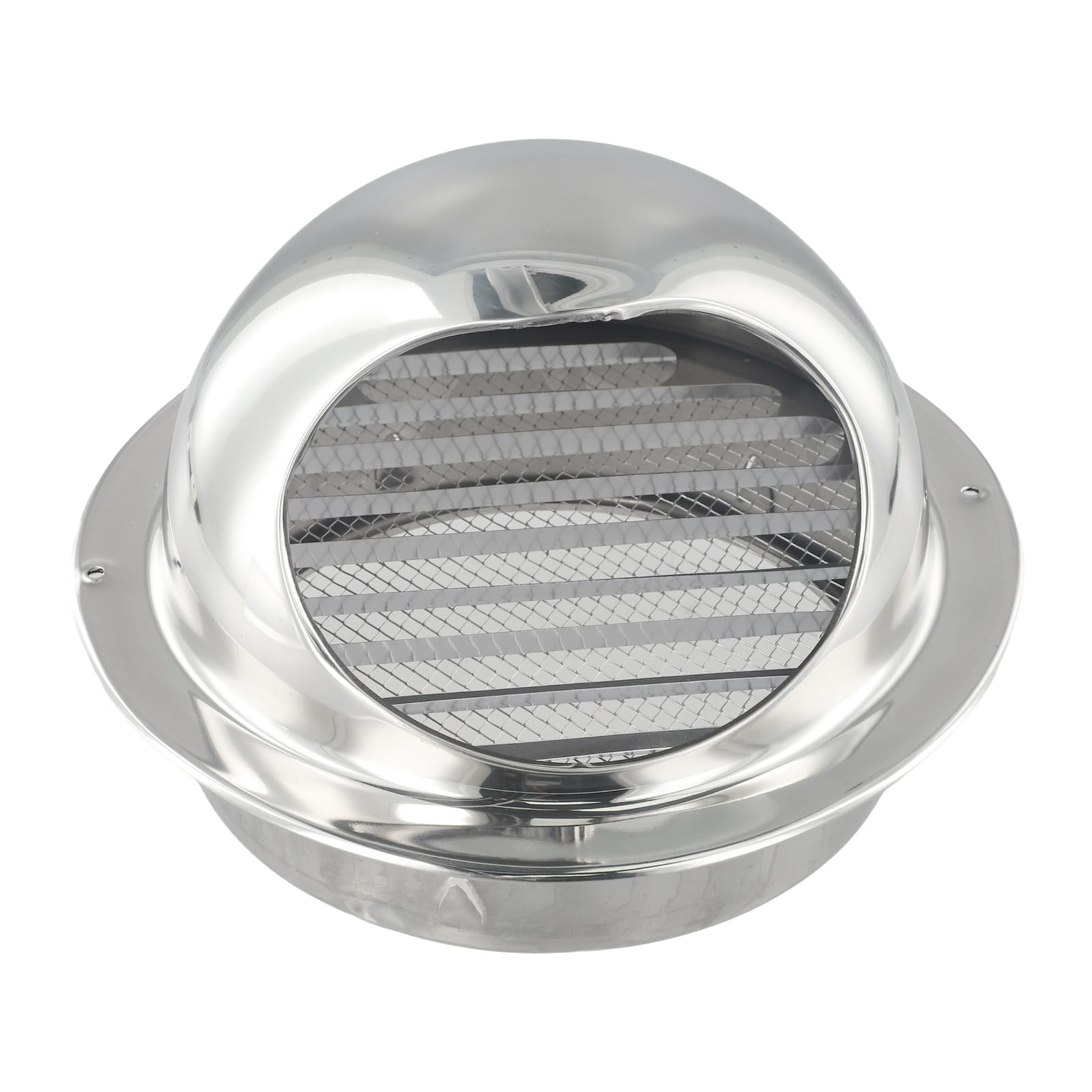 Stainless Steel Exterior Wall Air Outlet Grille Round Heating Cooling Vent Cover 160Mm