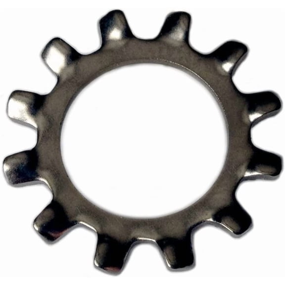 Stainless Steel External Tooth Star Lock Washers (Pack of 25pcs)