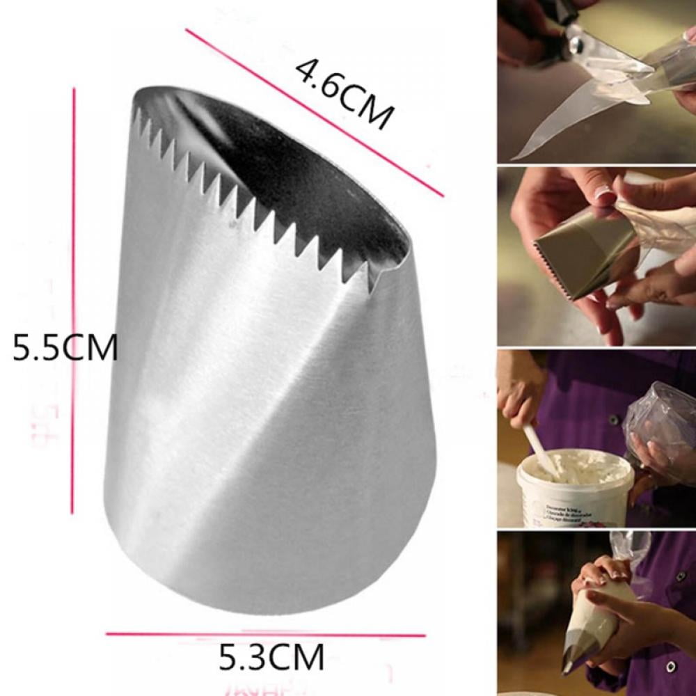 Stainless Steel Extra Large Cream Pastry Tip Fondant Cake