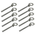thumbnail image 1 of Stainless Steel Eye Bolt 1" x 6" Marine Grade Non Threaded Shoulder Eyebolt 10Pc, 1 of 5