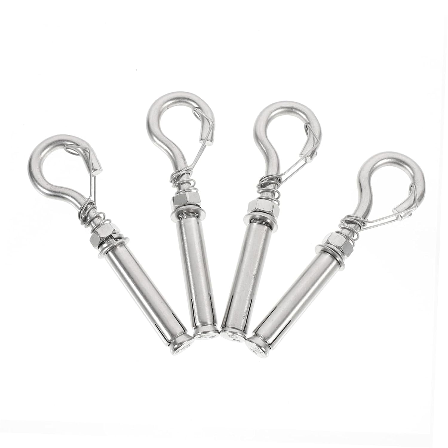 Stainless Steel Eye Bolt 4pcs Manhole Cover Expansion Hooks Screw ...