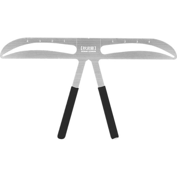 Stainless Steel Eyebrow Razor with Ergonomic Handle for Precise Shaping and Trimming, Compact and Portable