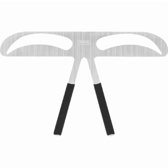 Stainless Steel Eyebrow Razor with Ergonomic Handle for Precise Shaping and Trimming, Compact and Portable