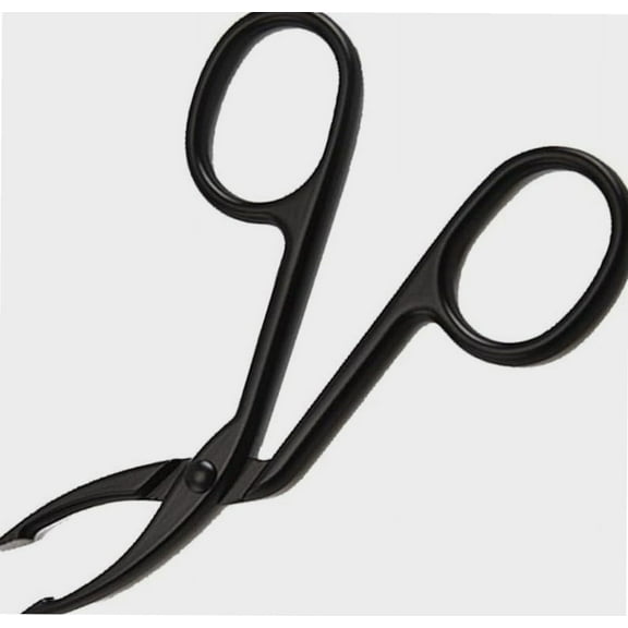 Stainless Steel Eyebrow Scissors | Heavy Duty Handled Eyebrow Tweezers | Curved Eyebrow Tweezers Handle Tweezers Clip Facial Hair Plucker Eyebrow Remover for Women