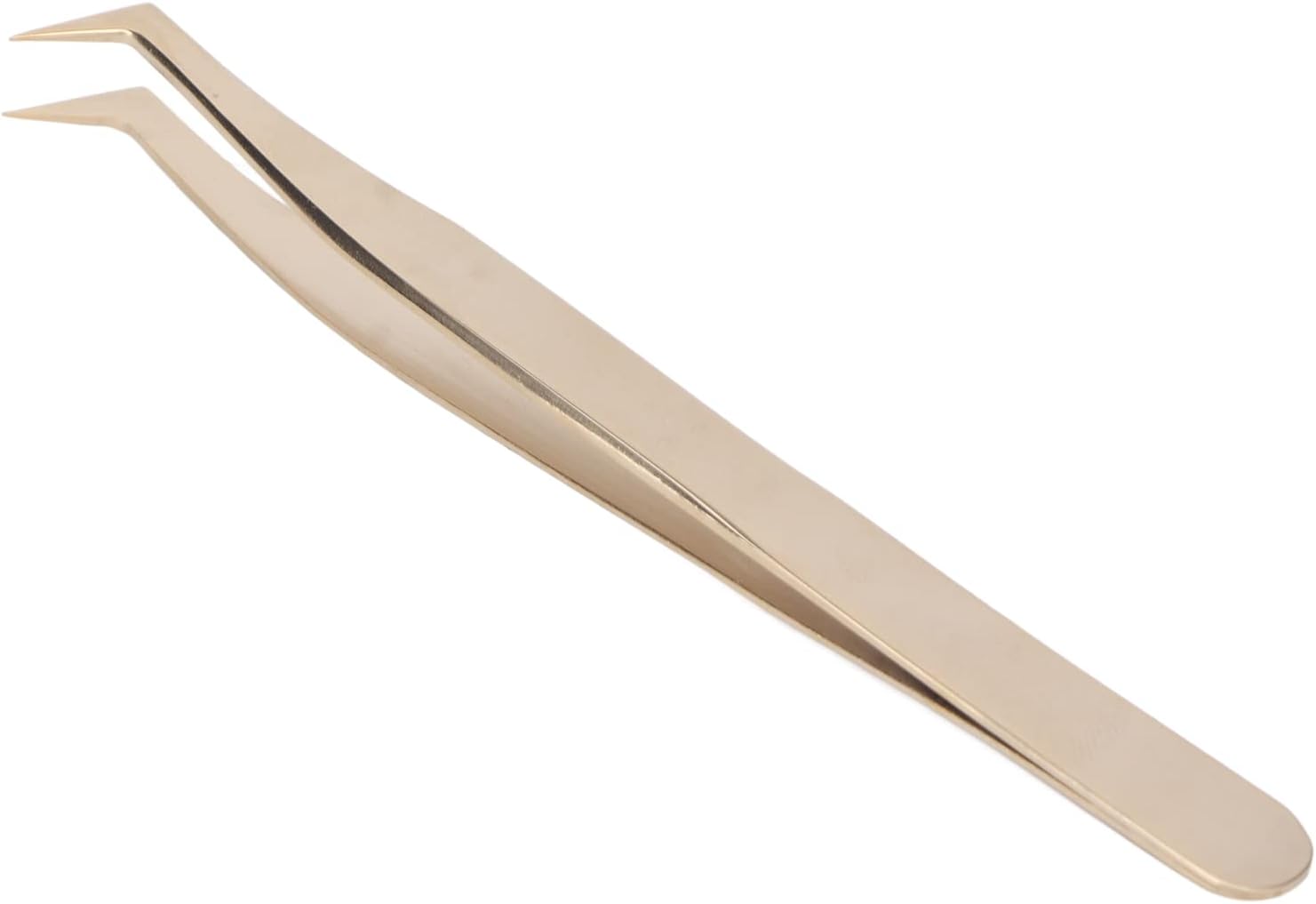 Stainless Steel Eyelash Tweezer, Straight and Curved Tip Tweezers Lash