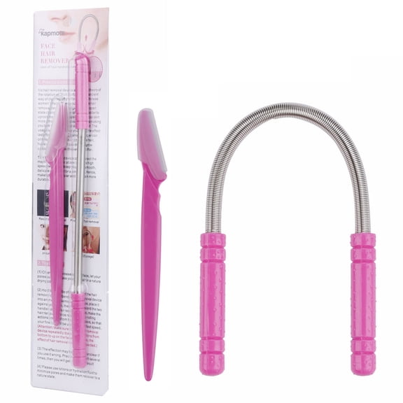 Stainless Steel Facial Hair Threading Tool, Including Eyebrow Razor And Beauty Tweezer