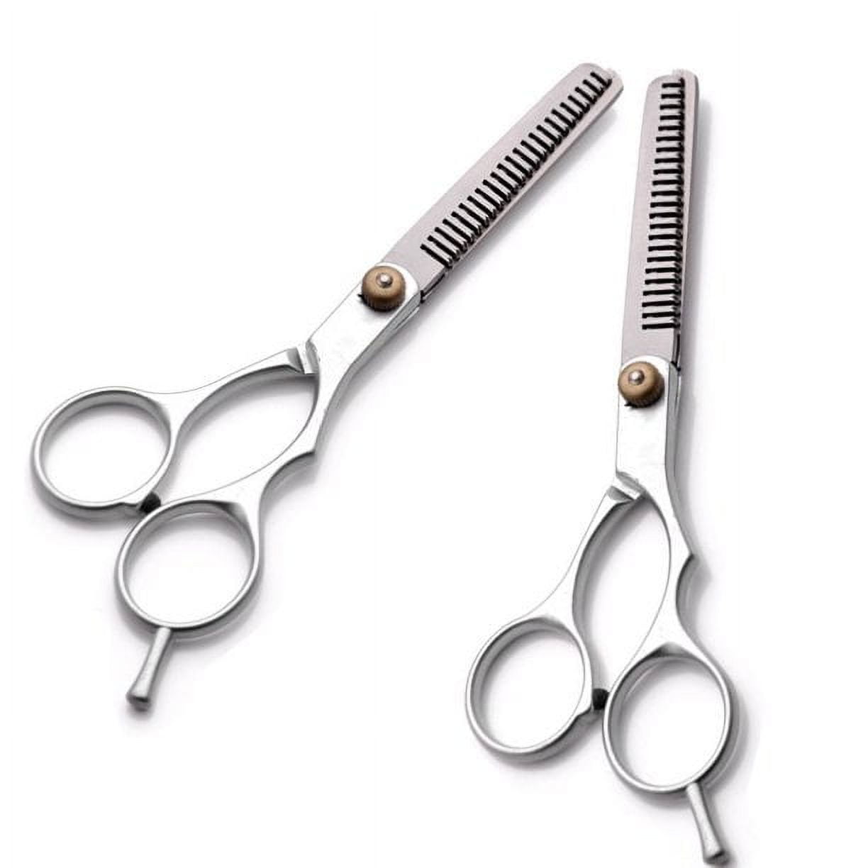 Zebra 7 Inch Length Hair Cutting Scissors - Japanese Stainless Steel 440C  Hairdressing Barber Cosmetologist Salon Shears Razor Sharp Edge Adjustable