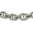 thumbnail image 1 of Stainless Steel Fancy Chain Styles Necklace Polished Link 22in 22 inch, 1 of 5