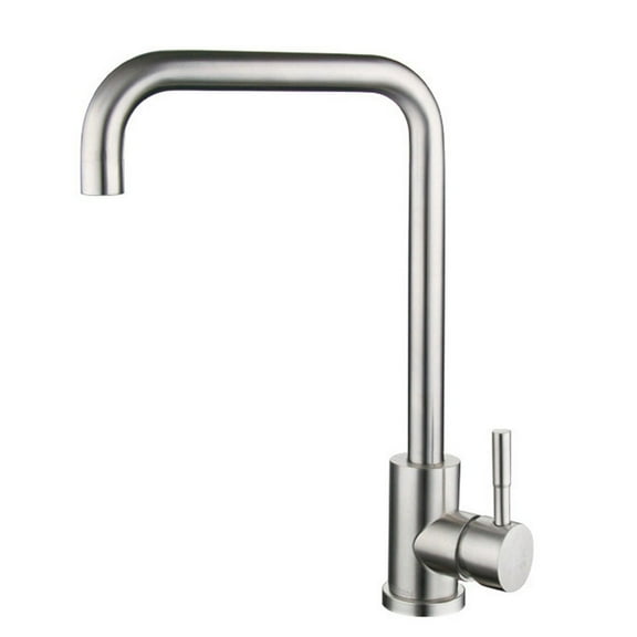 Stainless Steel Faucet Kitchen Bathroom Faucet Tap Hot Cold Water Mixer Single Handle Pull Out Sink Faucet Deck Water Tap