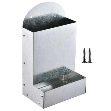 Stainless Steel Fed Automatic Poultry Feeder Trough for Chicken Coop Self Replenishing Food Dispenser