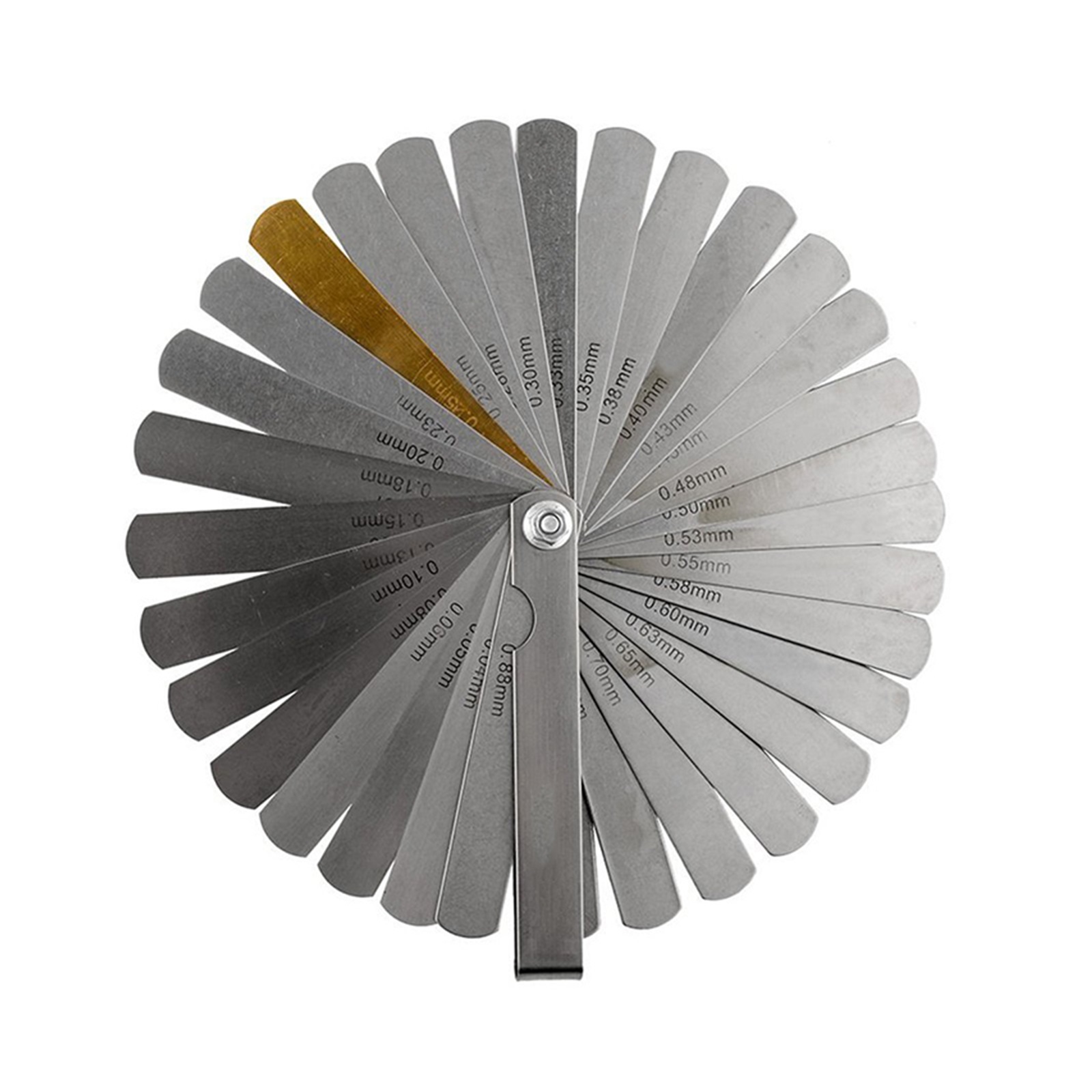 Stainless Steel Feeler Gauge Gauge Fuel Gauge Valve Probe Metric Thickness Probe Thickness Gauge Measuring Tools ,Easy to Use