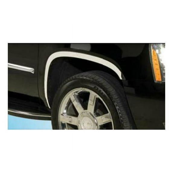 Stainless Steel Fender Trim 4Pc Fits 2007-2014 Cadillac Escalade WZ47256 QAA
