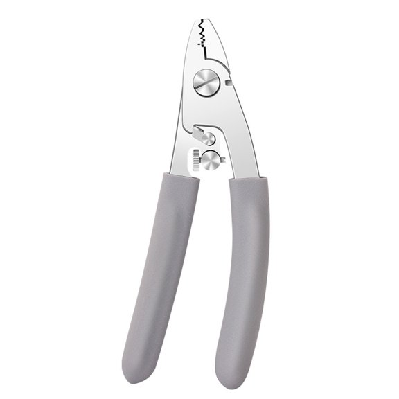 Stainless Steel Fiber Stripper FTTH Fiber Aramid Wire Cutter Pliers Multifunctional Stripping Tool