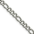thumbnail image 1 of Stainless Steel Figaro Chain Necklace Chisel Polished 5.3 mm 20 inch 6.1, 1 of 4