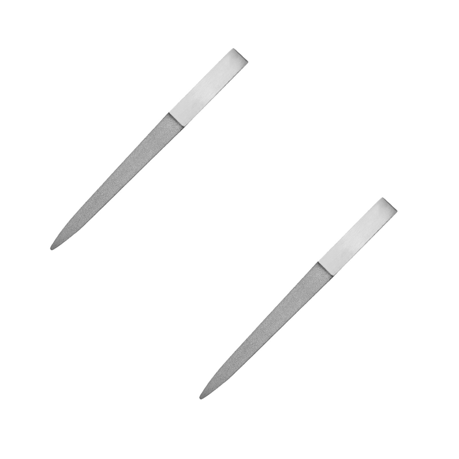 Stainless Steel File Gray Nail Thick Nail File Strip Manicure Grinding