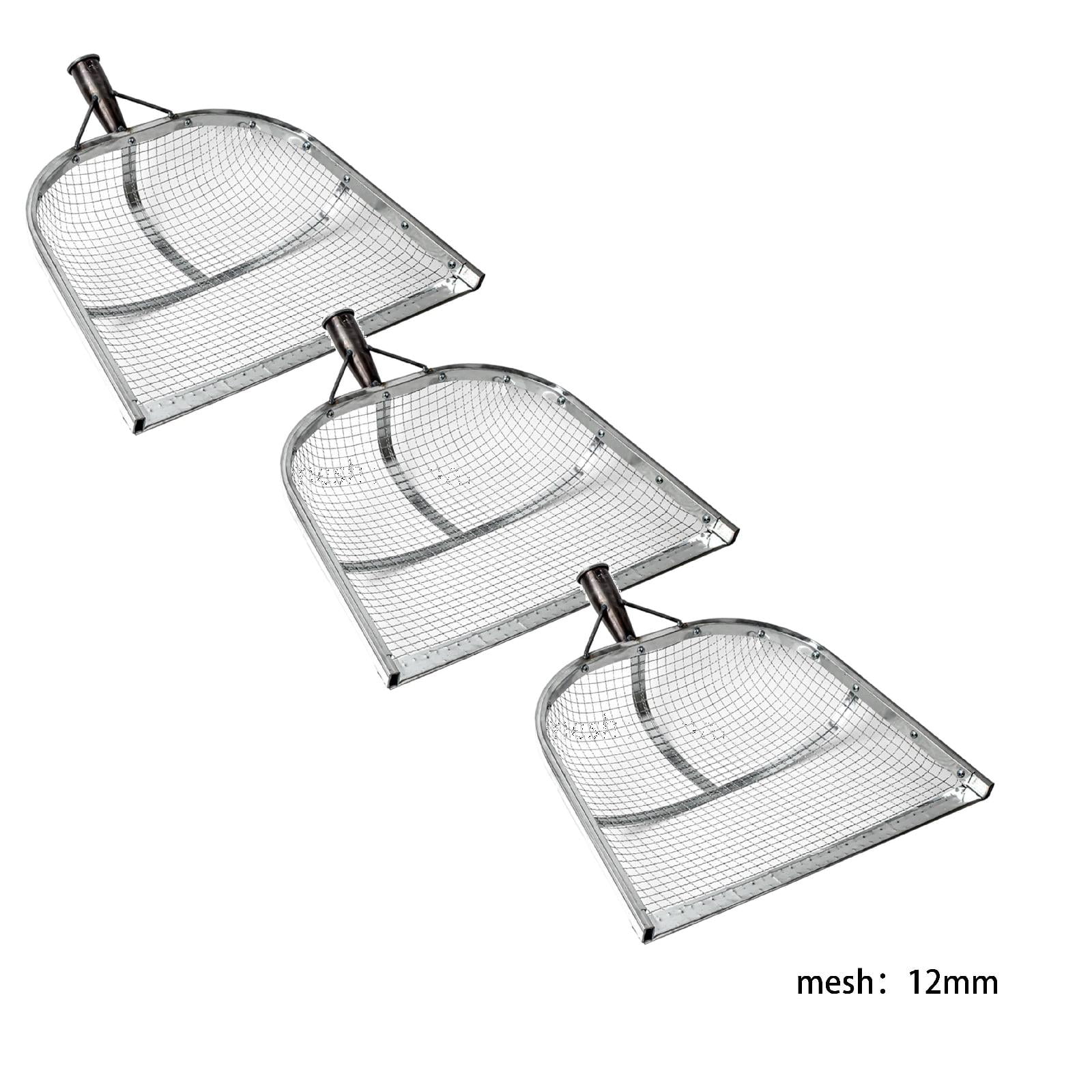 Soil Sifter | Stainless Steel Sturdy Soil Sifter Shovel, Ergonomic Farm