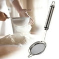 thumbnail image 1 of Stainless Steel Fine Mesh Filter Screen-Kitchen Juicer Strainer Spoon for Home Use,Durable Household Sieve with Handle for Juicing,Cooking & Baking, 1 of 5