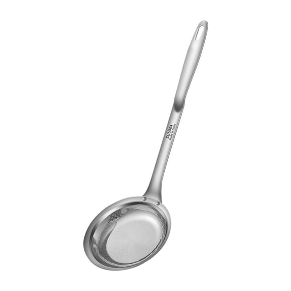 Stainless Steel Fine Mesh Skimmer Strainer For Oil And Foam Removal In Cooking