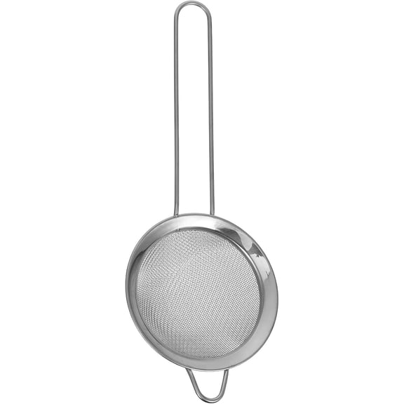 Stainless Steel Fine Mesh Strainer 7cm, Small Sieve for Tea Coffee Matcha Juice Straining, Kitchen Colander with Handle for Sifting Flour, Dishwasher Safe