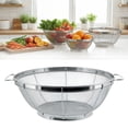 thumbnail image 1 of Stainless Steel Fine Mesh Strainer Colander Basket with Handle, 8.6inch Rice Washing Sieve, Multipurpose Kitchen Food Fruit Vegetable Colander, Mesh Net Filter, Stainless Steel Washing Bowl, 1 of 7