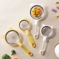 thumbnail image 1 of Stainless Steel Fine Mesh Strainer Spoon with Handle, 304 Kitchen Sieve for Flour, Soy Milk, Tea and Baby Food Filtering, 1 of 2