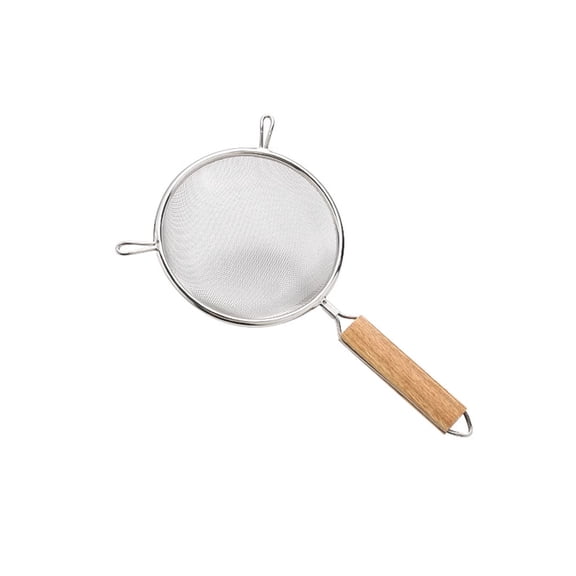 Stainless Steel Fine Mesh Strainers for Kitchen, Colander-Skimmer with Handle, Sieve Sifters for Food, Tea, Rice, Oil, Noodles, Fruits, Vegetable(5.5in)
